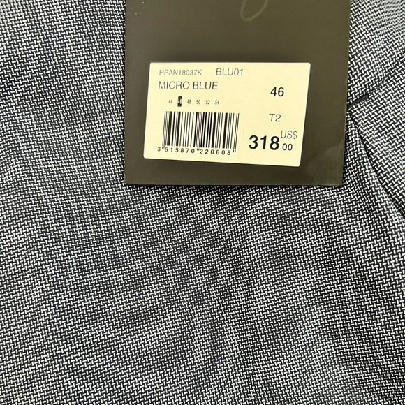 The Kooples Fitted Wool Blue Suit pants Size 46 FR/ 30 US Small NWT - Picture 11 of 12